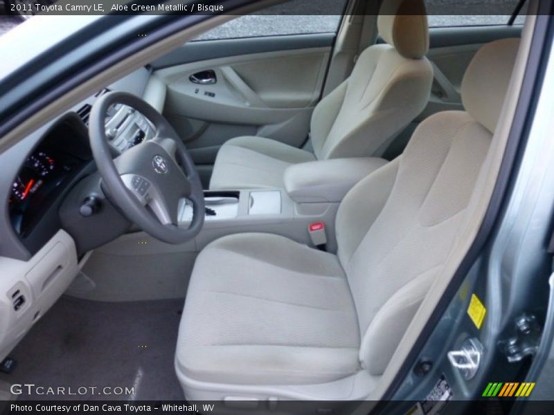 Aloe Green Metallic / Bisque 2011 Toyota Camry LE