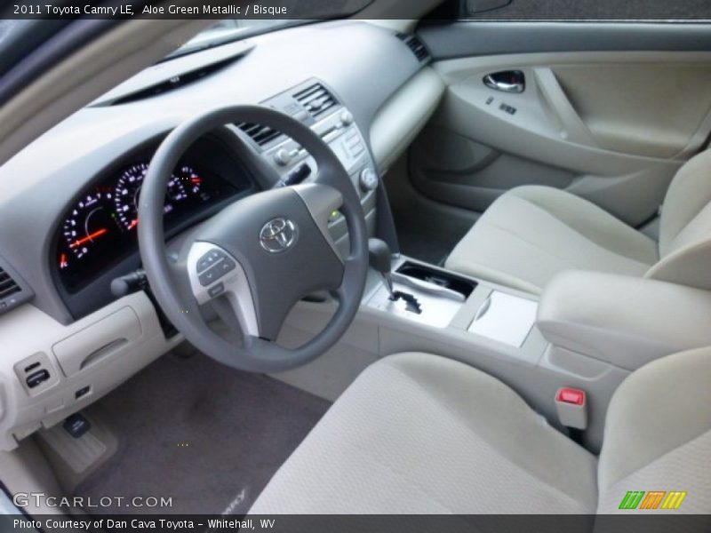 Aloe Green Metallic / Bisque 2011 Toyota Camry LE