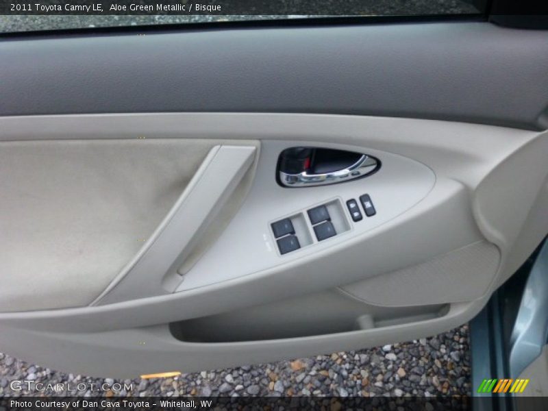 Aloe Green Metallic / Bisque 2011 Toyota Camry LE