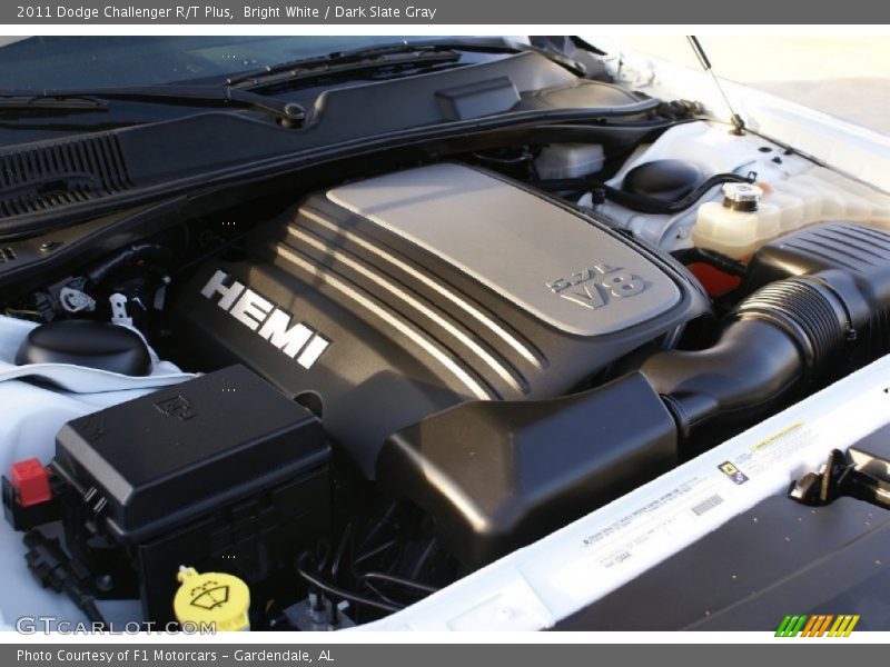 Bright White / Dark Slate Gray 2011 Dodge Challenger R/T Plus