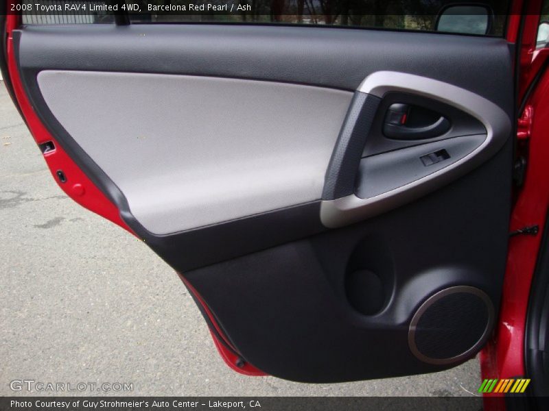 Barcelona Red Pearl / Ash 2008 Toyota RAV4 Limited 4WD