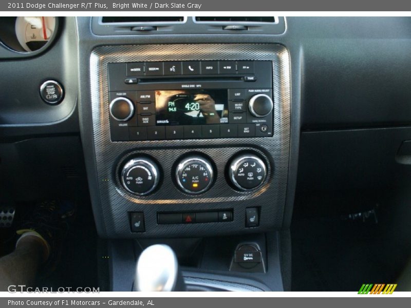 Bright White / Dark Slate Gray 2011 Dodge Challenger R/T Plus