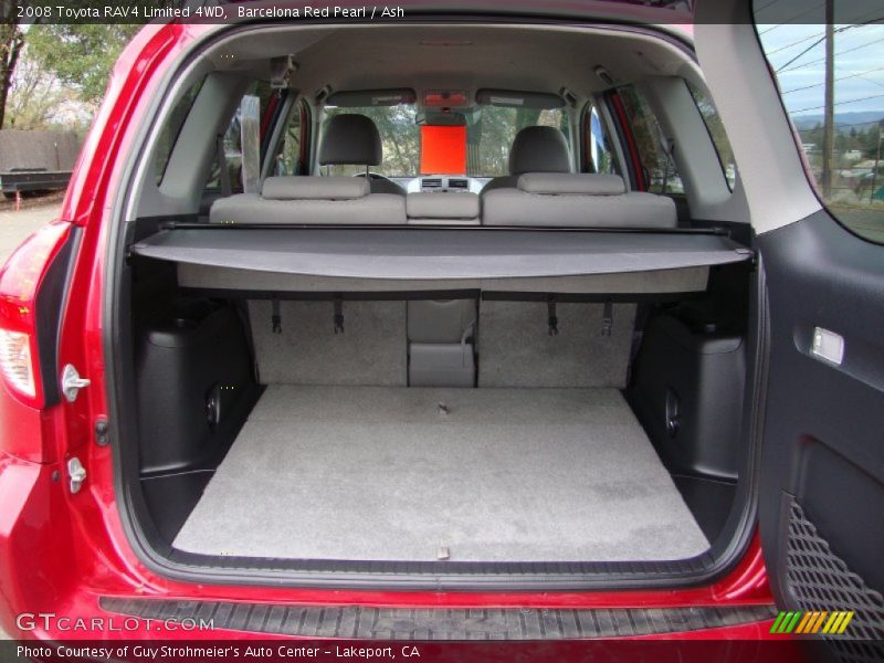 Barcelona Red Pearl / Ash 2008 Toyota RAV4 Limited 4WD