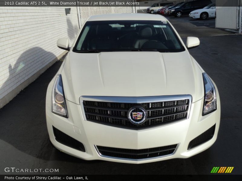 White Diamond Tricoat / Jet Black/Jet Black Accents 2013 Cadillac ATS 2.5L