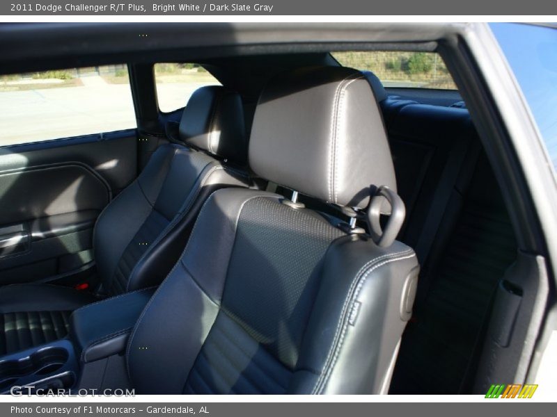 Bright White / Dark Slate Gray 2011 Dodge Challenger R/T Plus