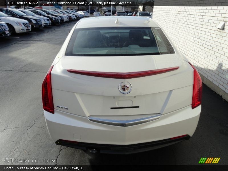 White Diamond Tricoat / Jet Black/Jet Black Accents 2013 Cadillac ATS 2.5L