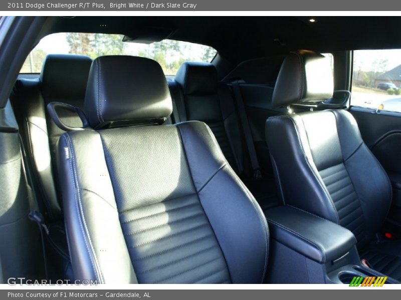Bright White / Dark Slate Gray 2011 Dodge Challenger R/T Plus