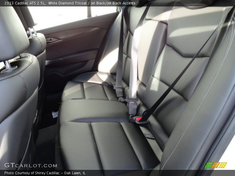 White Diamond Tricoat / Jet Black/Jet Black Accents 2013 Cadillac ATS 2.5L