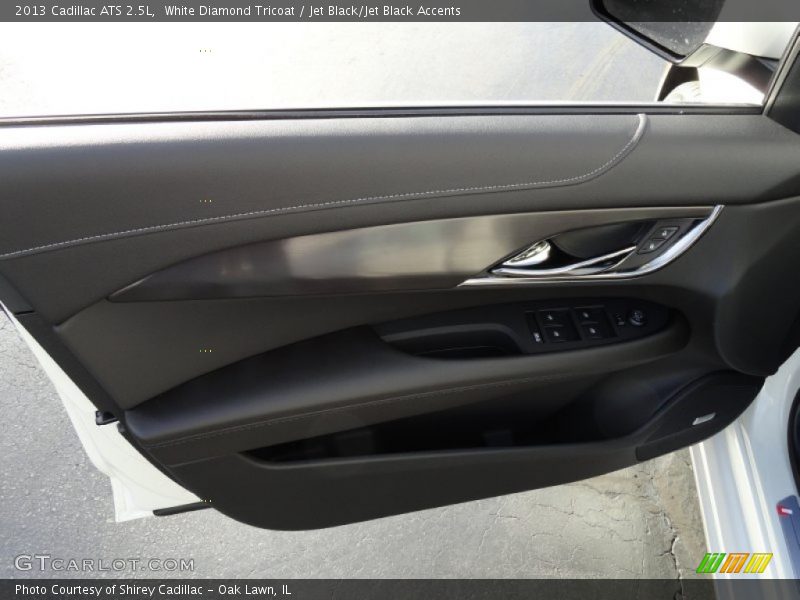 White Diamond Tricoat / Jet Black/Jet Black Accents 2013 Cadillac ATS 2.5L