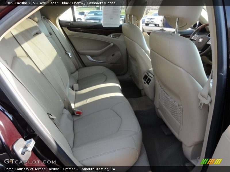 Black Cherry / Cashmere/Cocoa 2009 Cadillac CTS 4 AWD Sedan