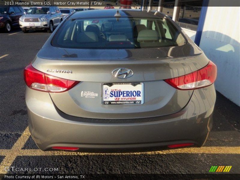 Harbor Gray Metallic / Gray 2013 Hyundai Elantra GLS