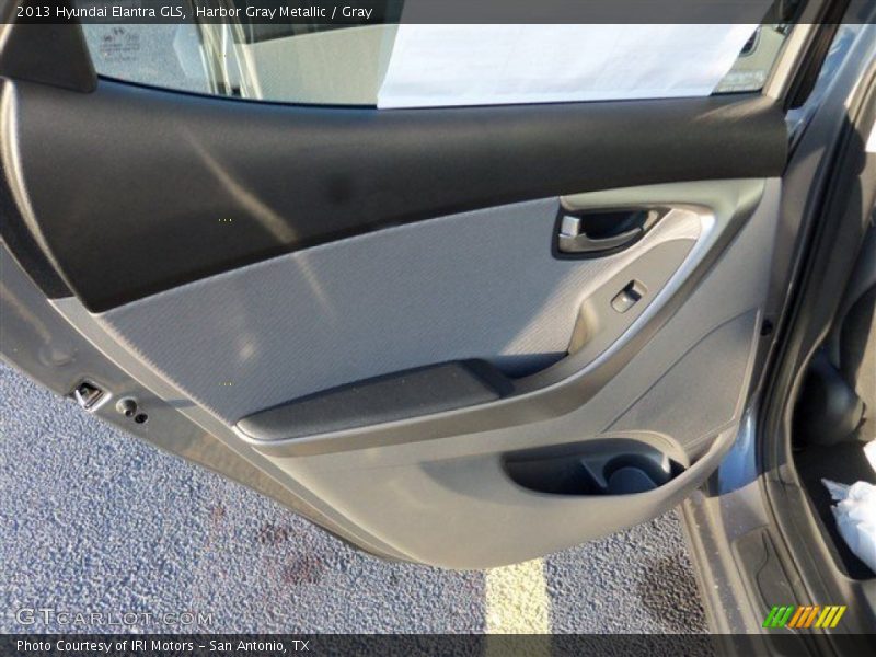 Harbor Gray Metallic / Gray 2013 Hyundai Elantra GLS