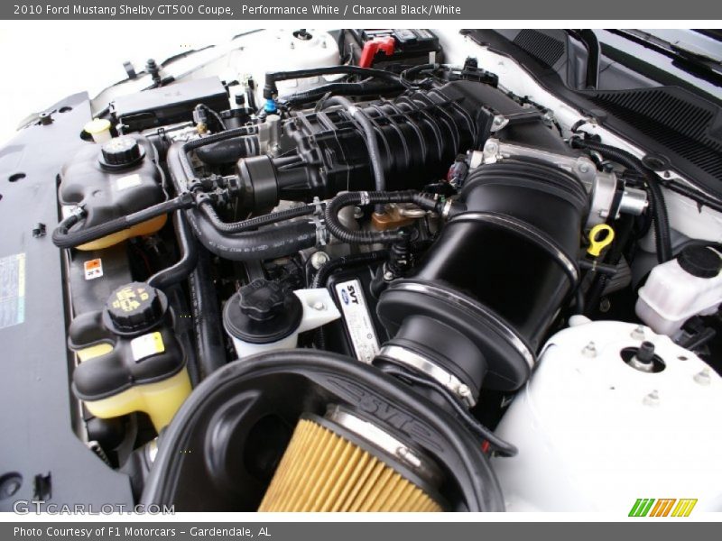  2010 Mustang Shelby GT500 Coupe Engine - 5.4 Liter Supercharged DOHC 32-Valve VVT V8