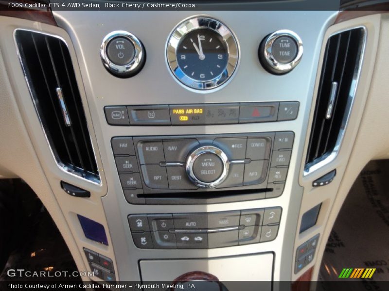 Black Cherry / Cashmere/Cocoa 2009 Cadillac CTS 4 AWD Sedan