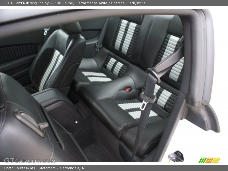 Rear Seat of 2010 Mustang Shelby GT500 Coupe