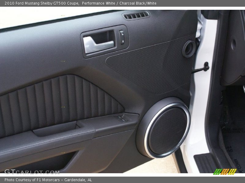 Performance White / Charcoal Black/White 2010 Ford Mustang Shelby GT500 Coupe