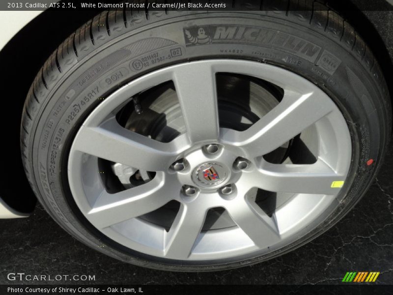 White Diamond Tricoat / Caramel/Jet Black Accents 2013 Cadillac ATS 2.5L