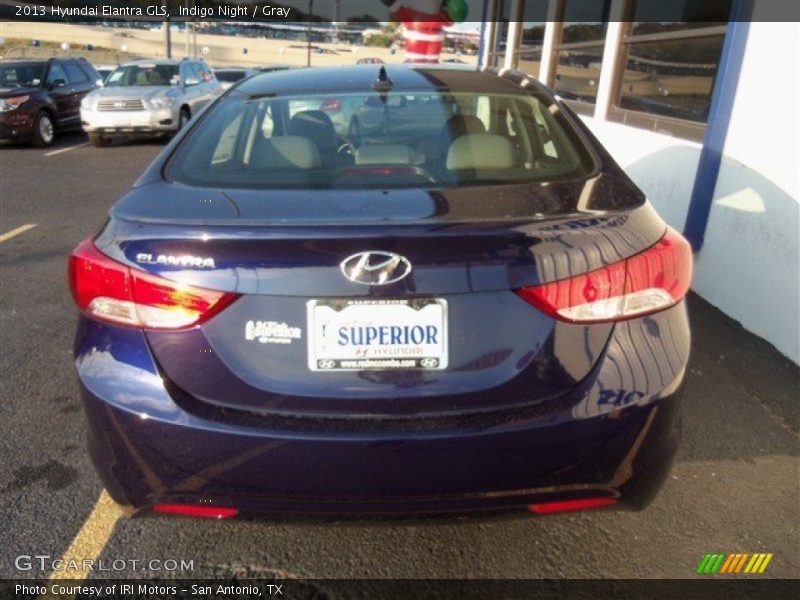 Indigo Night / Gray 2013 Hyundai Elantra GLS