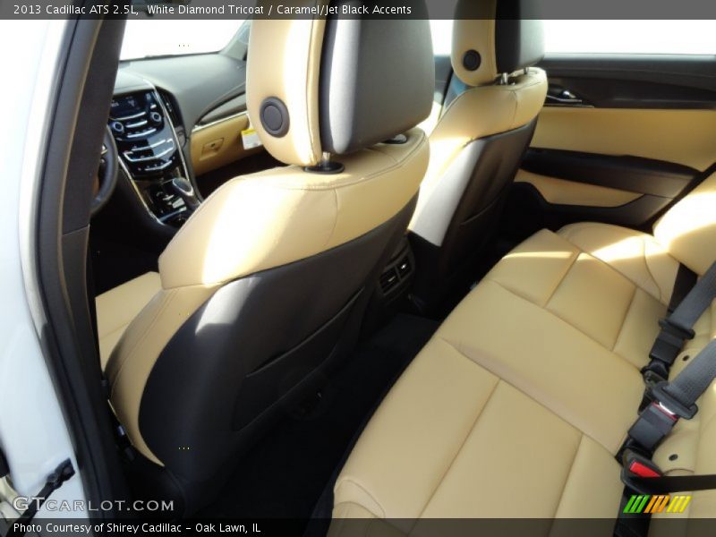 White Diamond Tricoat / Caramel/Jet Black Accents 2013 Cadillac ATS 2.5L