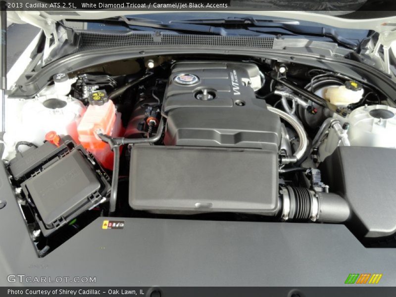 White Diamond Tricoat / Caramel/Jet Black Accents 2013 Cadillac ATS 2.5L