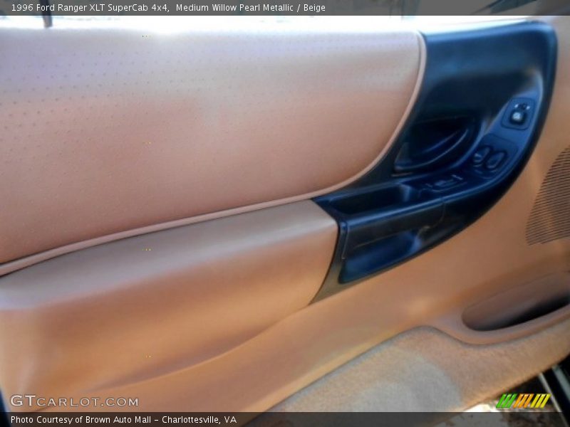 Medium Willow Pearl Metallic / Beige 1996 Ford Ranger XLT SuperCab 4x4