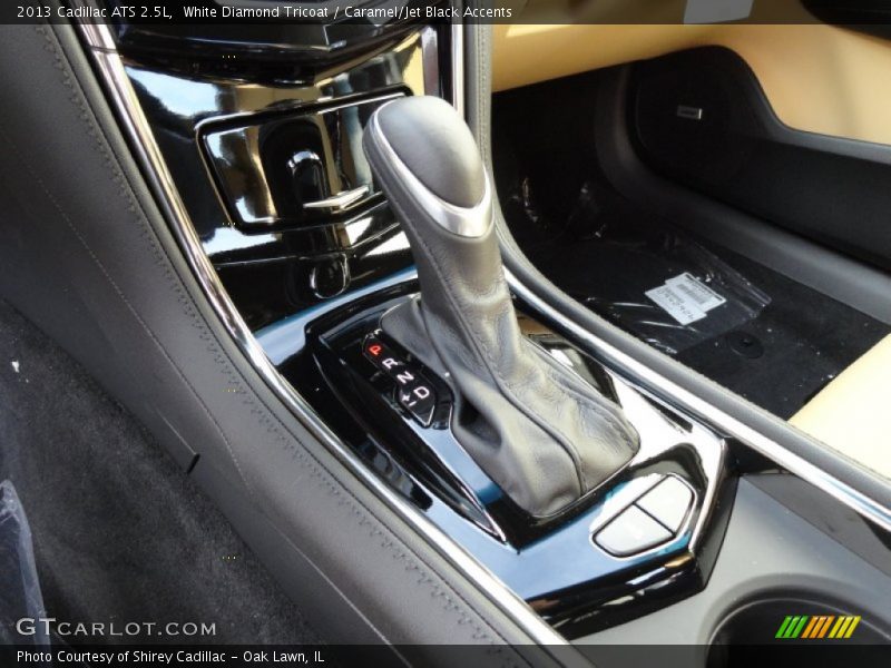 White Diamond Tricoat / Caramel/Jet Black Accents 2013 Cadillac ATS 2.5L