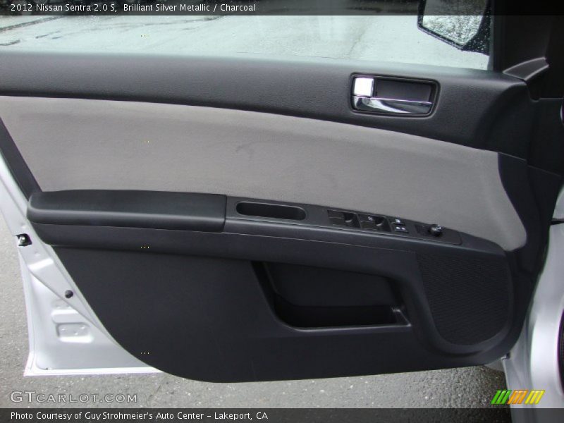 Brilliant Silver Metallic / Charcoal 2012 Nissan Sentra 2.0 S