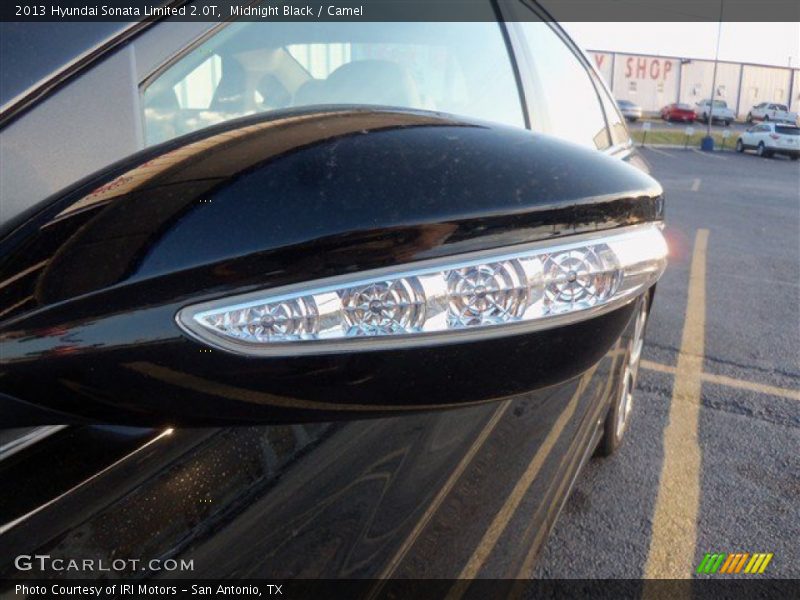 Midnight Black / Camel 2013 Hyundai Sonata Limited 2.0T