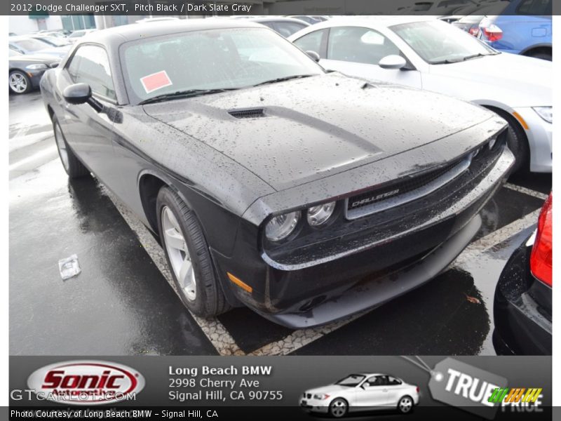 Pitch Black / Dark Slate Gray 2012 Dodge Challenger SXT