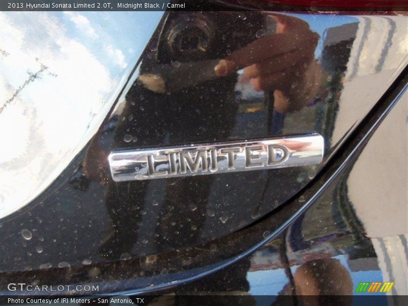 Midnight Black / Camel 2013 Hyundai Sonata Limited 2.0T