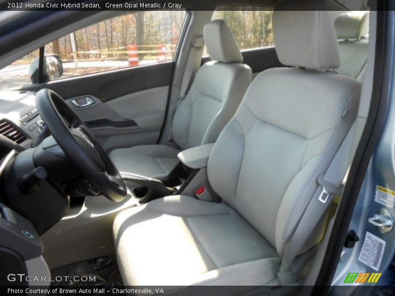 Front Seat of 2012 Civic Hybrid Sedan