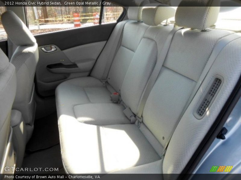 Rear Seat of 2012 Civic Hybrid Sedan