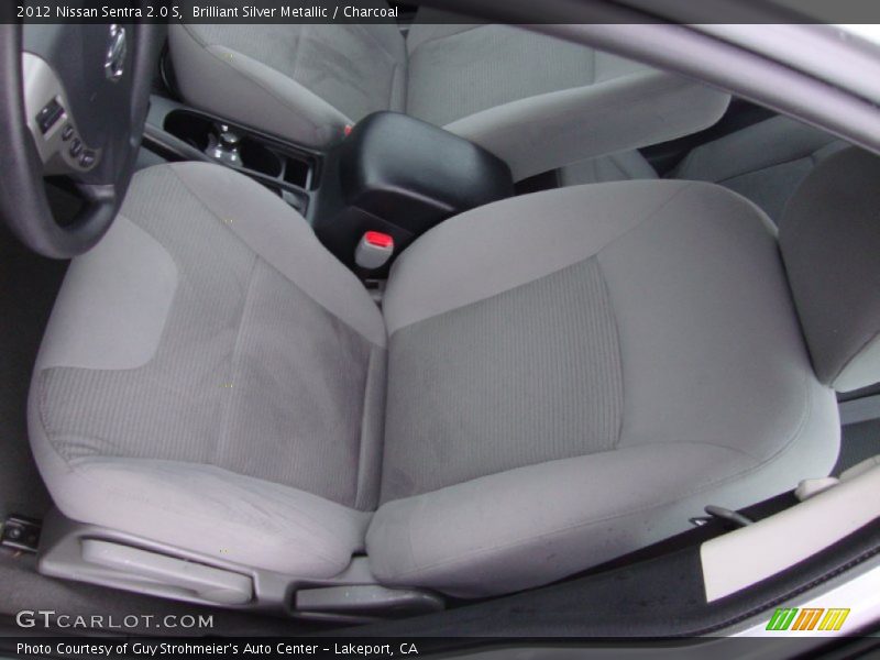 Brilliant Silver Metallic / Charcoal 2012 Nissan Sentra 2.0 S