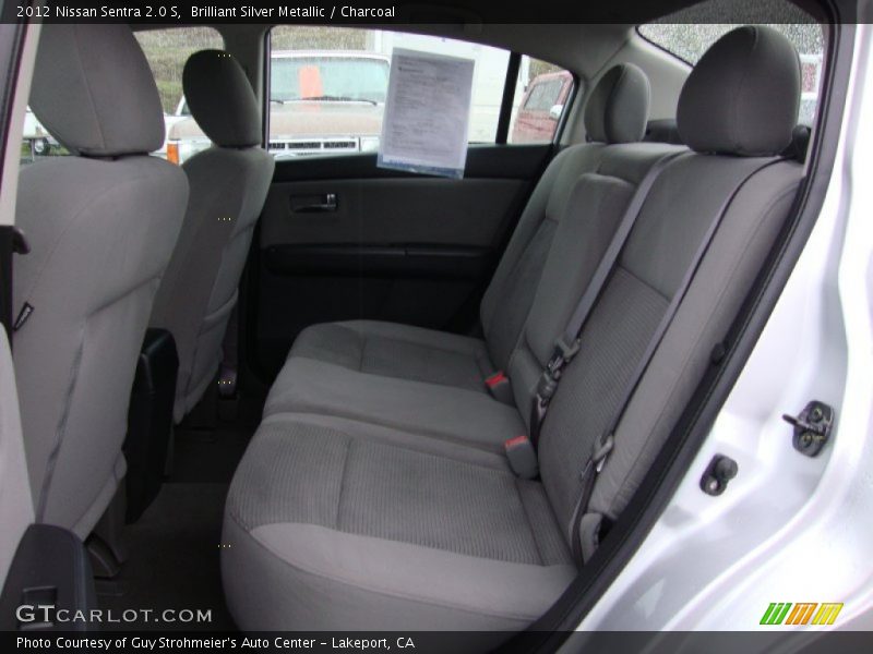 Brilliant Silver Metallic / Charcoal 2012 Nissan Sentra 2.0 S