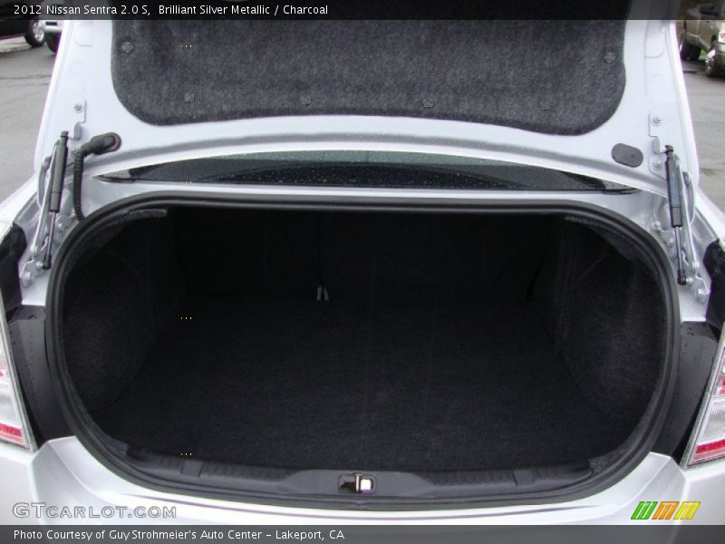 Brilliant Silver Metallic / Charcoal 2012 Nissan Sentra 2.0 S