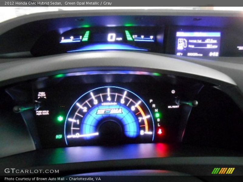  2012 Civic Hybrid Sedan Hybrid Sedan Gauges