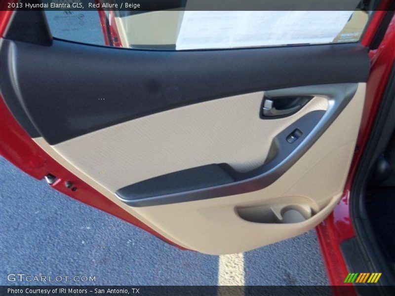 Red Allure / Beige 2013 Hyundai Elantra GLS