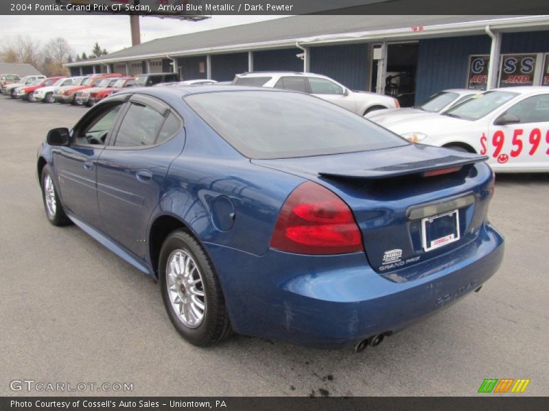 Arrival Blue Metallic / Dark Pewter 2004 Pontiac Grand Prix GT Sedan