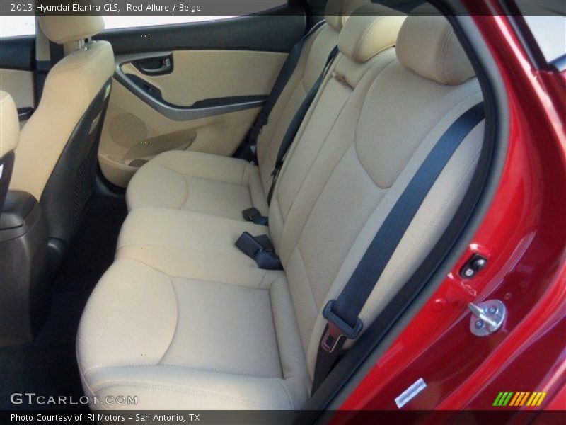 Red Allure / Beige 2013 Hyundai Elantra GLS