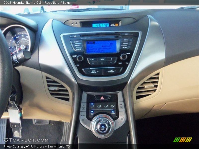 Red Allure / Beige 2013 Hyundai Elantra GLS