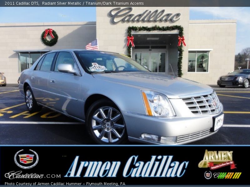 Radiant Silver Metallic / Titanium/Dark Titanium Accents 2011 Cadillac DTS