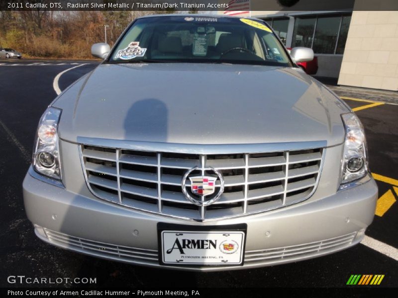 Radiant Silver Metallic / Titanium/Dark Titanium Accents 2011 Cadillac DTS