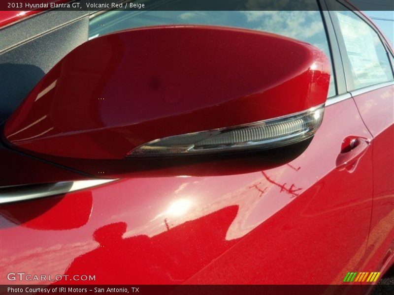 Volcanic Red / Beige 2013 Hyundai Elantra GT