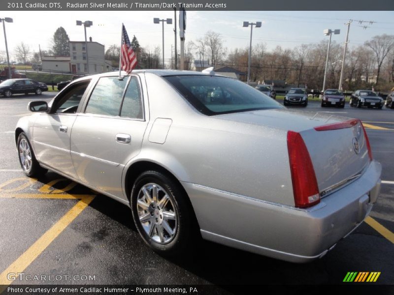 Radiant Silver Metallic / Titanium/Dark Titanium Accents 2011 Cadillac DTS