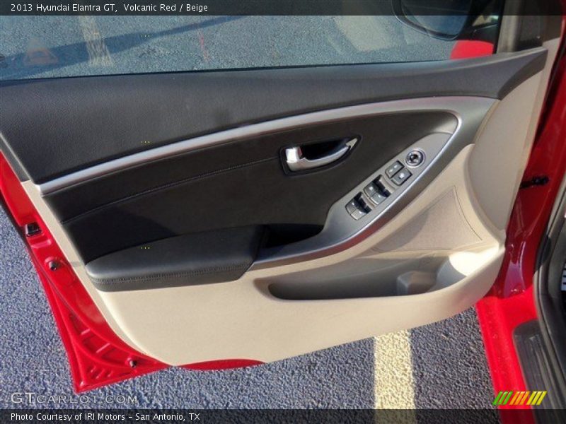 Volcanic Red / Beige 2013 Hyundai Elantra GT
