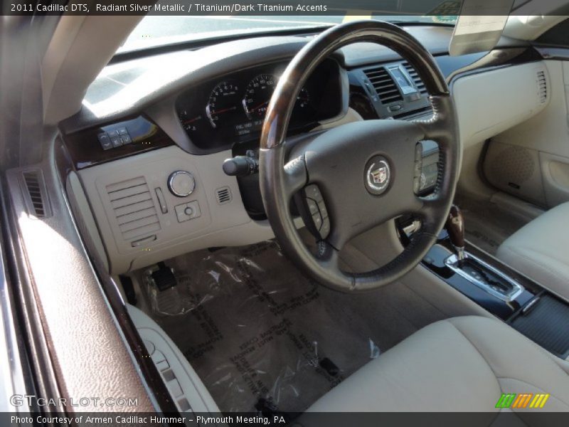 Radiant Silver Metallic / Titanium/Dark Titanium Accents 2011 Cadillac DTS