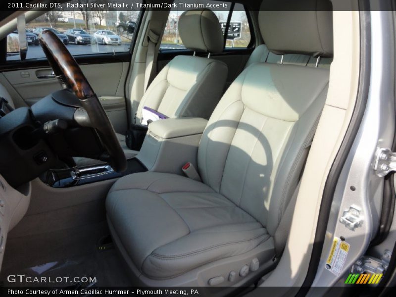 Radiant Silver Metallic / Titanium/Dark Titanium Accents 2011 Cadillac DTS