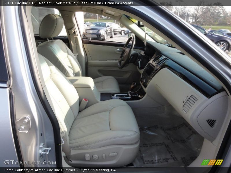 Radiant Silver Metallic / Titanium/Dark Titanium Accents 2011 Cadillac DTS