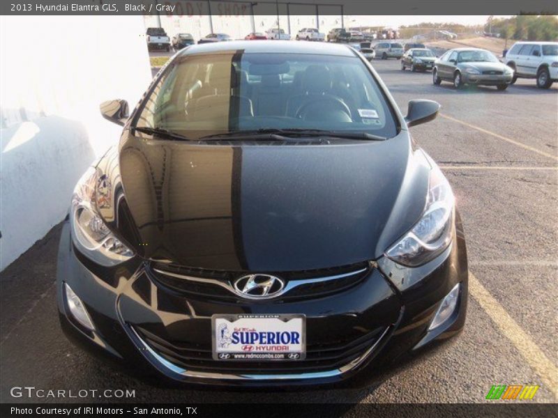 Black / Gray 2013 Hyundai Elantra GLS