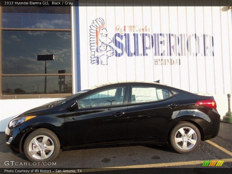 Black / Gray 2013 Hyundai Elantra GLS